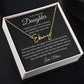To My Daughter | Signature Name Necklace | Personalized Name Necklace | Gift for Daughter | Birthday | Graduation