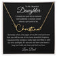 To My Beautiful Daughter | Signature Name Necklace | Personalized| | Gift for Daughter |  Birthday Gift | Graduation