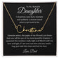 To My Daughter | Signature Name Necklace | Personalized Name Necklace | Gift for Daugther | Birthday | Graduation