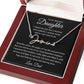 To My Beautiful Daughter | Signature Name Necklace | Personalized| | Gift for Daughter |  Birthday Gift | Graduation
