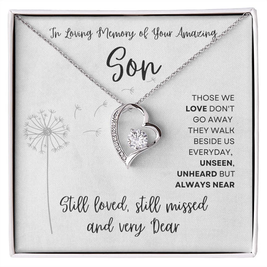 In Loving Memory of Your Amazing Son | Those We Love | Sympathy gift for Her | Loss of Son