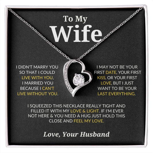 To My Wife | Forever Love Necklace | Gift for Her | Valentine's Day