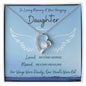 Loss of Daughter Gift Necklace | Sympathy Loss of Daughter | Forever Love Necklace | Her Wings Were Ready