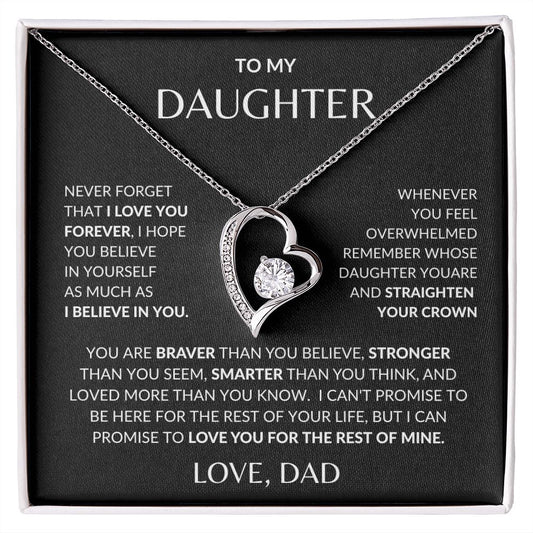 MY DAUGHTER | FOREVER LOVE NECKLACE | GIFT FOR HER | VALENTINE'S DAY