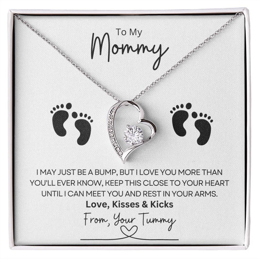To My Mommy | Forever Love Necklace | Baby Shower Gift | Mother's Day | Birthday