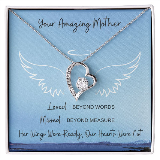 Your Amazing Mother | Sympathy Gift for her | Forever Love Necklace | Remembrance Gift