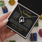 Soulmate | Forever Love Necklace | Gold Border 1 | Red Heart