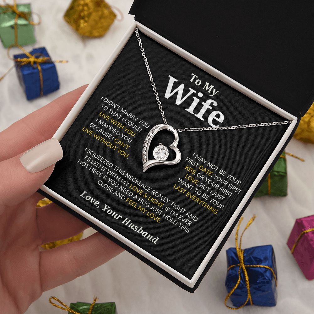 To My Wife | Forever Love Necklace | Gift for Her | Valentine's Day