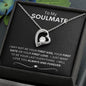 TO MY SOULMATE | FIRST KISS | FOREVER LOVE NECKLACE | VALENTINE'S DAY | GIFT FOR HER