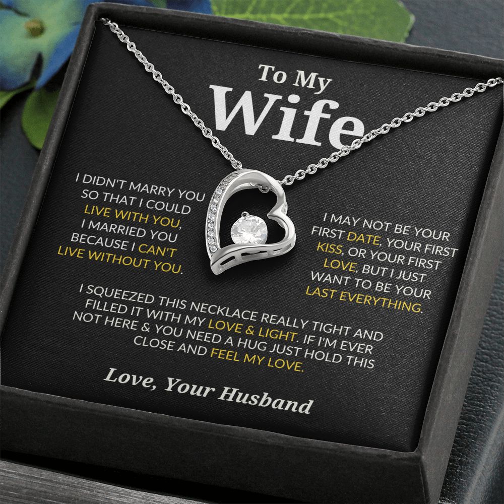 To My Wife | Forever Love Necklace | Gift for Her | Valentine's Day