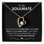 TO MY SOULMATE | FIRST KISS | FOREVER LOVE NECKLACE | VALENTINE'S DAY | GIFT FOR HER