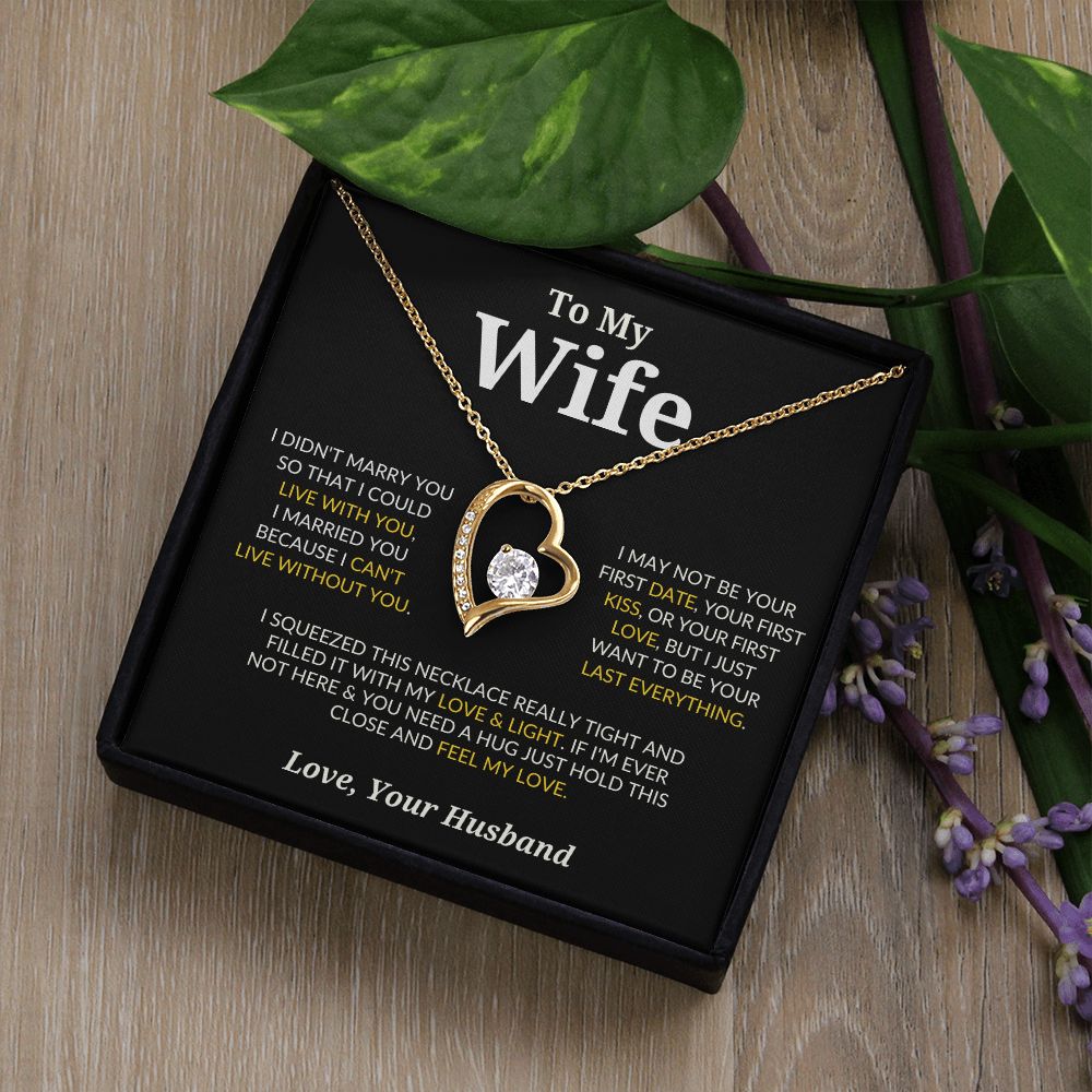To My Wife | Forever Love Necklace | Gift for Her | Valentine's Day