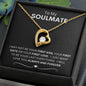TO MY SOULMATE | FIRST KISS | FOREVER LOVE NECKLACE | VALENTINE'S DAY | GIFT FOR HER