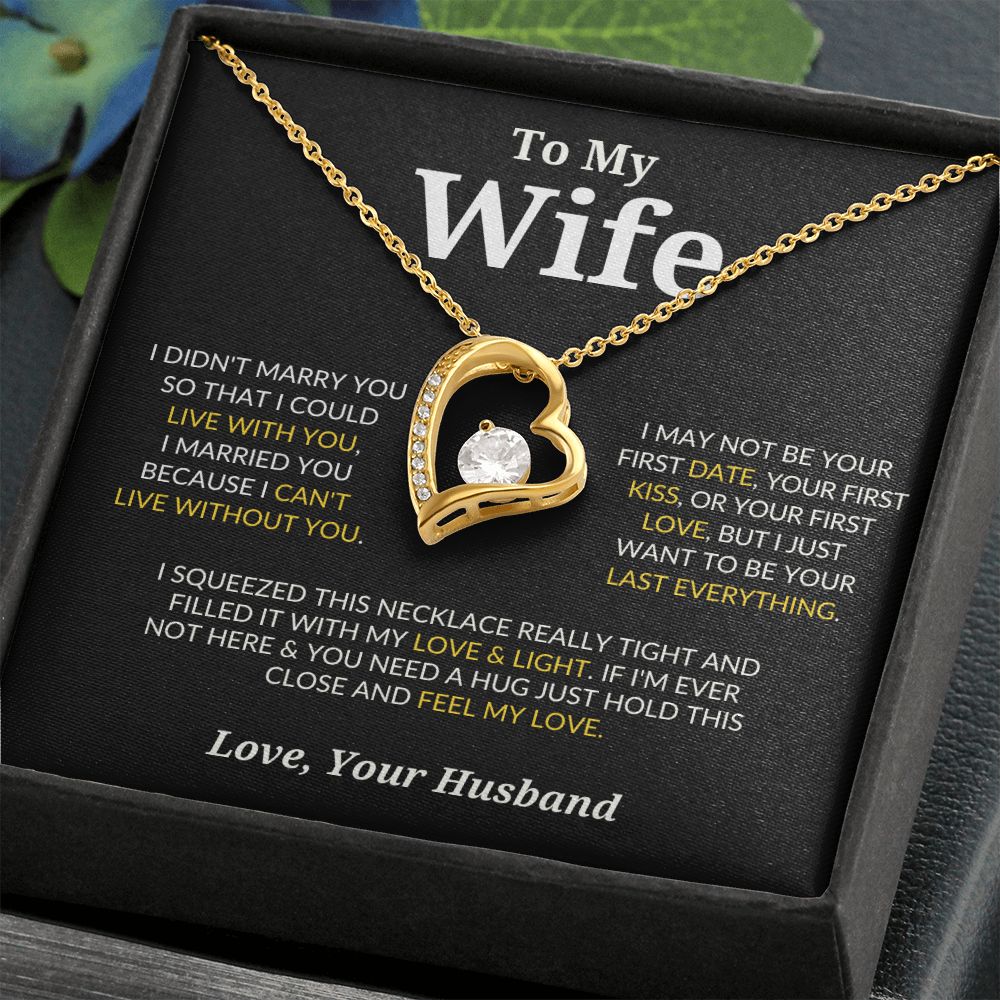 To My Wife | Forever Love Necklace | Gift for Her | Valentine's Day