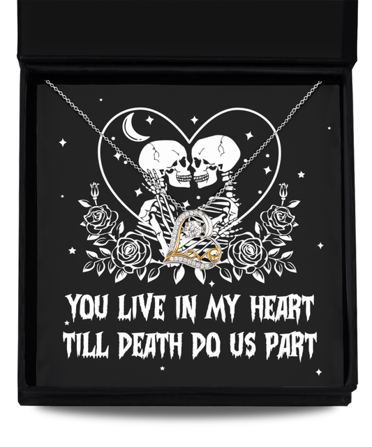 Till Death Do Us Part | Love Dancing Necklace | Halloween