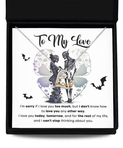 My Love | Love Too Much | Love Dancing Necklace