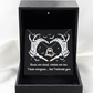 I Tolerate You | Love Dancing Necklace | Skeleton Hands
