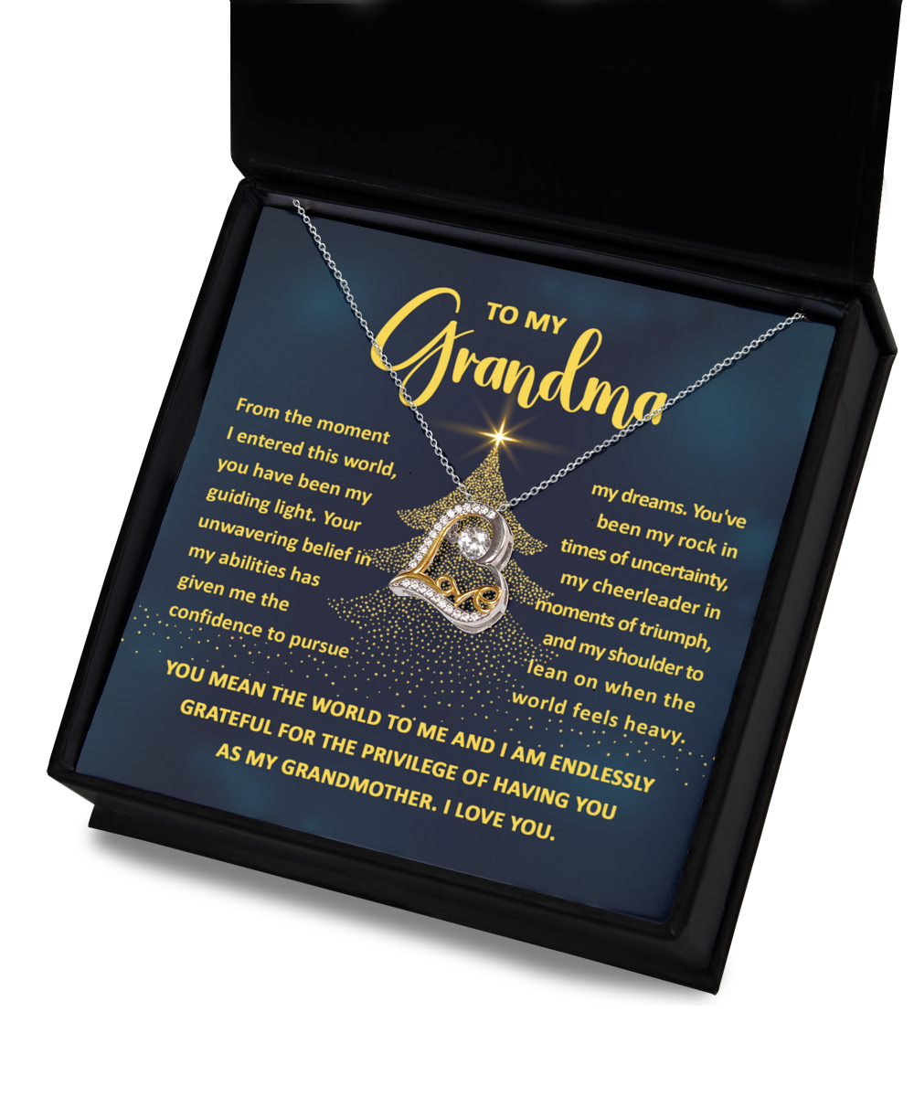 To My Grandma | My Guiding Light Love Dancing Necklace