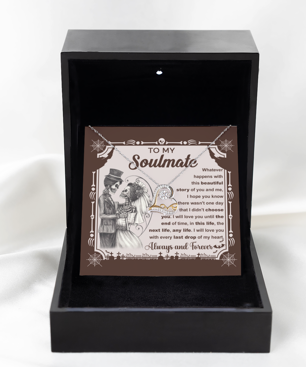 Soulmate | My Heart | Love Dancing Necklace | Halloween