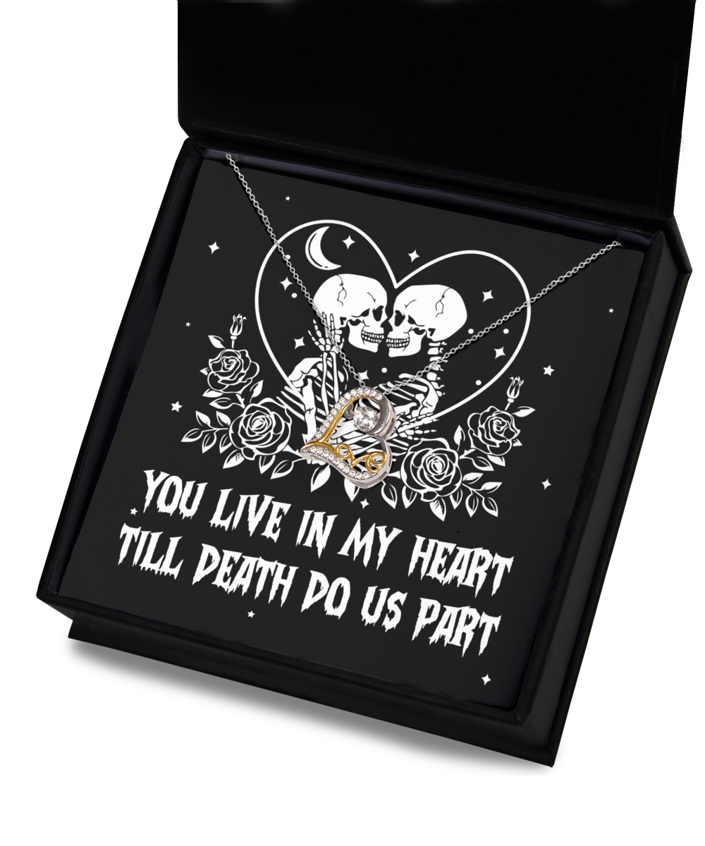 Till Death Do Us Part | Love Dancing Necklace | Halloween