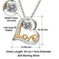 Soulmate | My Heart | Love Dancing Necklace | Halloween